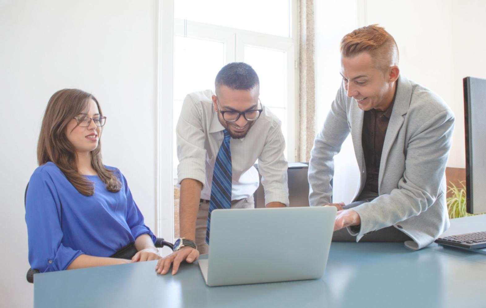 Prume Jaxfel office environment in Tournai